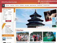 Tablet Screenshot of chinatourservice.net